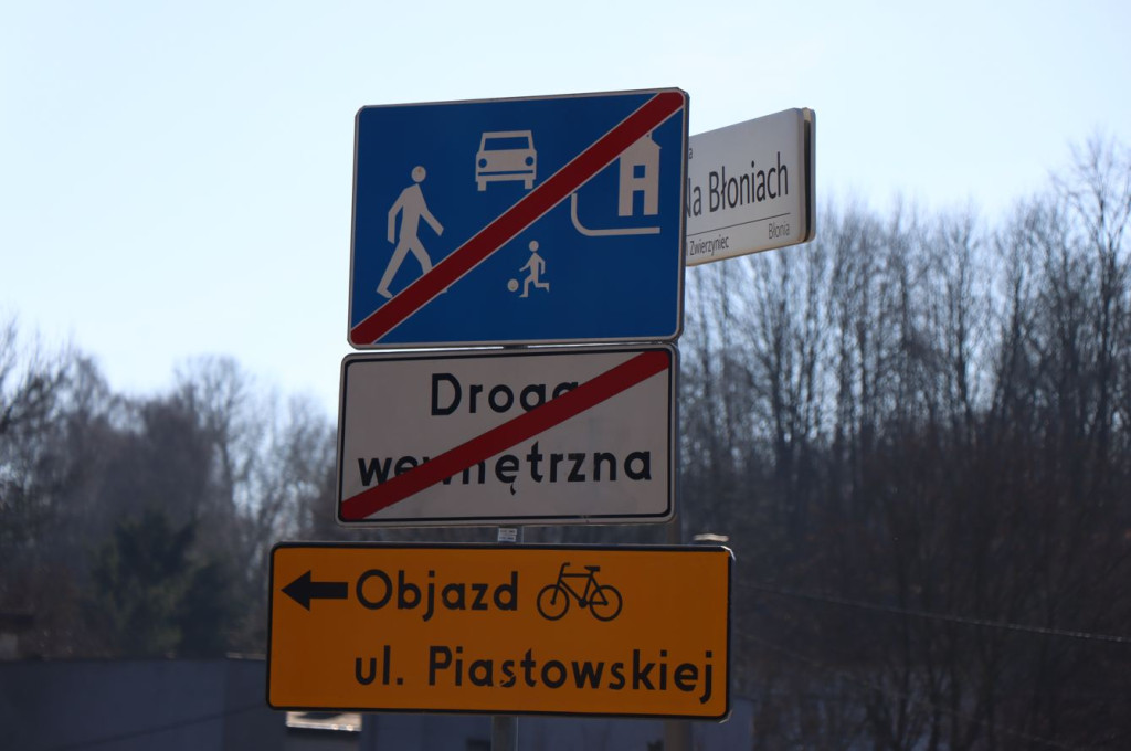 "Rowerzyści na Piastowskiej"