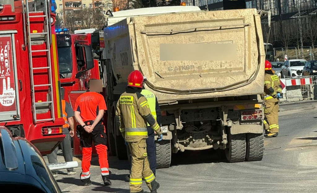 Śmiertelne potrącenie rowerzystki na ul. Lublańskiej w Krakowie