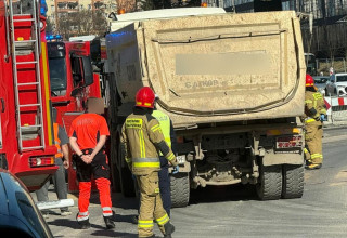 "wypadek rondo Polsadu"