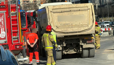 "wypadek rondo Polsadu"