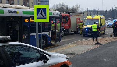 "Potrącenie dziecka na ulicy Dobrego Pasterza w Krakowie"