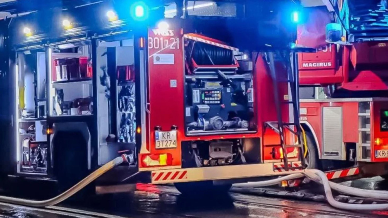 Pożar w Krakowie. Życie straciła jedna osoba