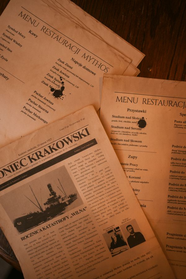 Restauracja Mythos: Tajemnica ukryta w samym sercu Krakowa