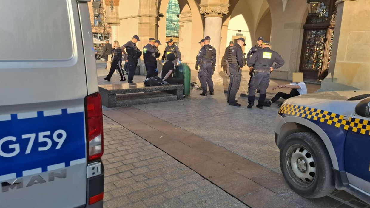 Akcja służb w centrum Krakowa. Straż Miejska podała szczegóły interwencji