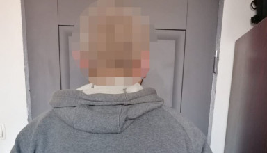 "Zatrzymany mężczyzna"