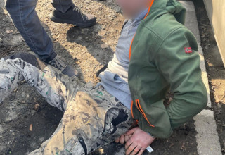 "Zatrzymany mężczyzna"