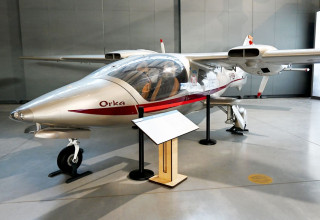"Samolot Orka w Muzeum Lotnictwa Polskiego"
