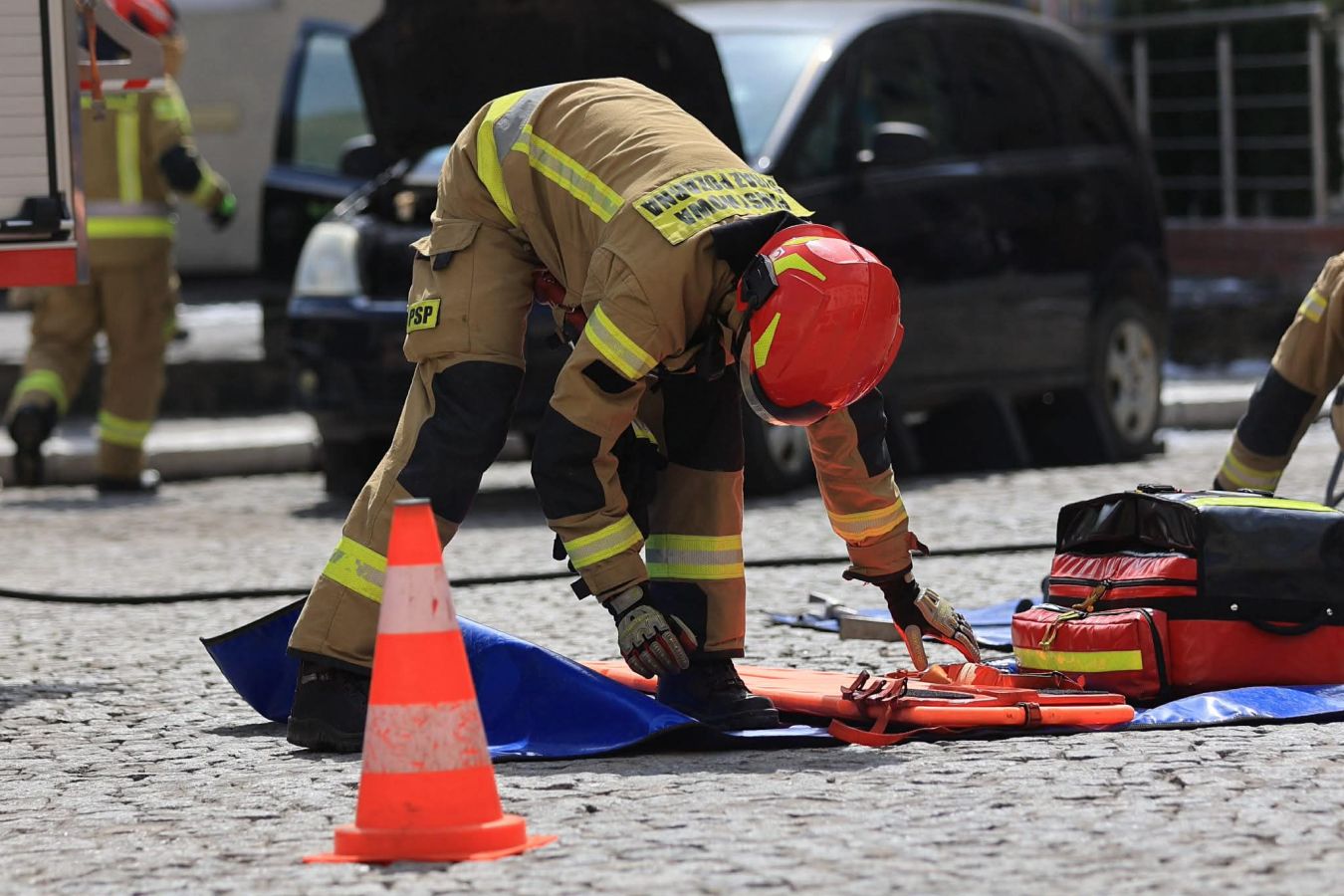 Tłumy na Dniu Otwartym w Krakowie. Szkoła Aspirantów PSP otworzyła drzwi [ZDJĘCIA]