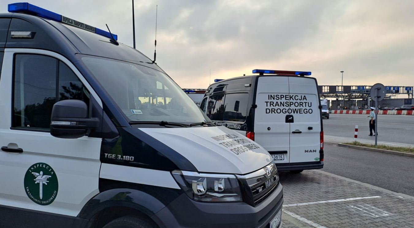 A4 w Balicach: kontrola ukraińskiego transportu, 17 mandatów dla kierowcy