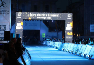 "Bieg nocny w Krakowie"