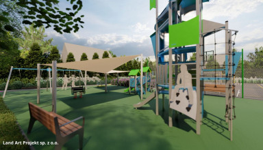 "Ogródek Jordanowski w Krakowie - wizualizacje"