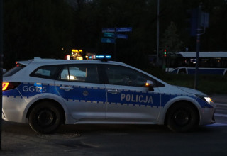 "Radiowóz policji"