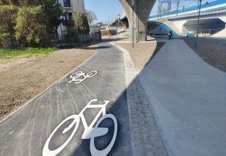 "Nowa ścieżka rowerowa Park Kolejowy w Krakowie"