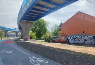 "Nowa ścieżka rowerowa Park Kolejowy w Krakowie"