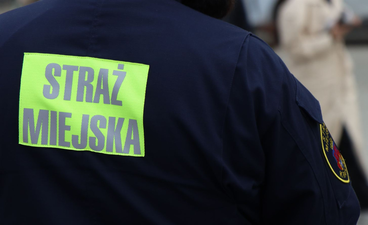 Krakowska Straż Miejska przyłapała kobietę na gorącym uczynku