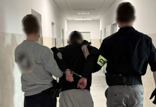 "Zatrzymany mężczyzna"