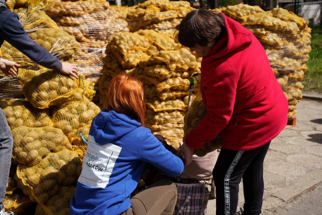 Ostatnia szansa w Krakowie na darmowe ziemniaki. W środę rozdają ostatnie 10 ton