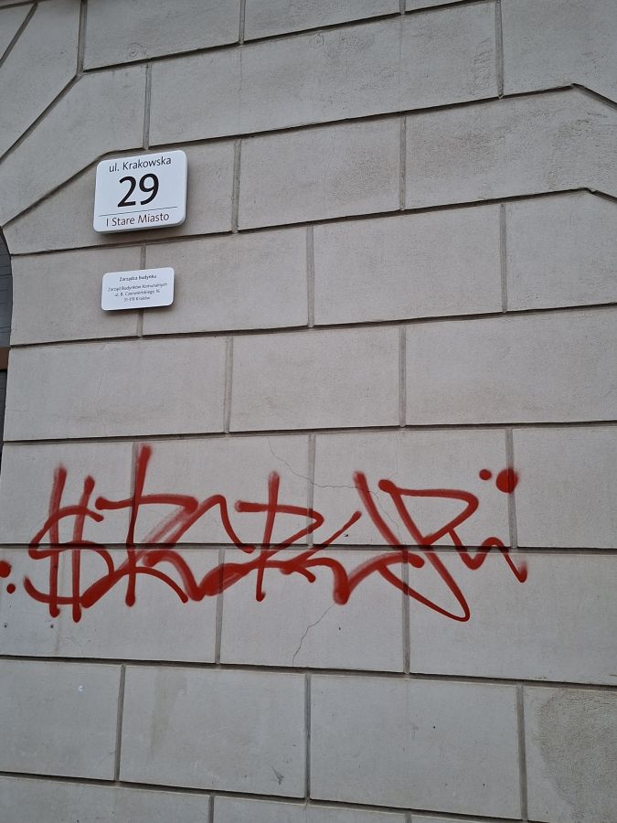 "Zniszczenia zabytków w Krakowie"