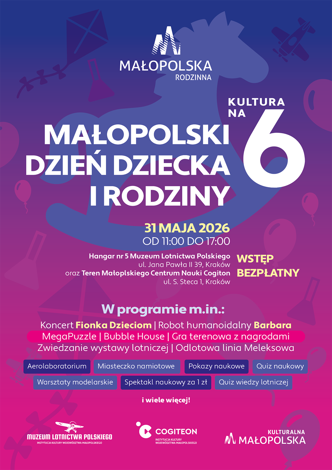 Co robić z dzieckiem w Krakowie 31 maja? Ta impreza przyciągnie całe rodziny