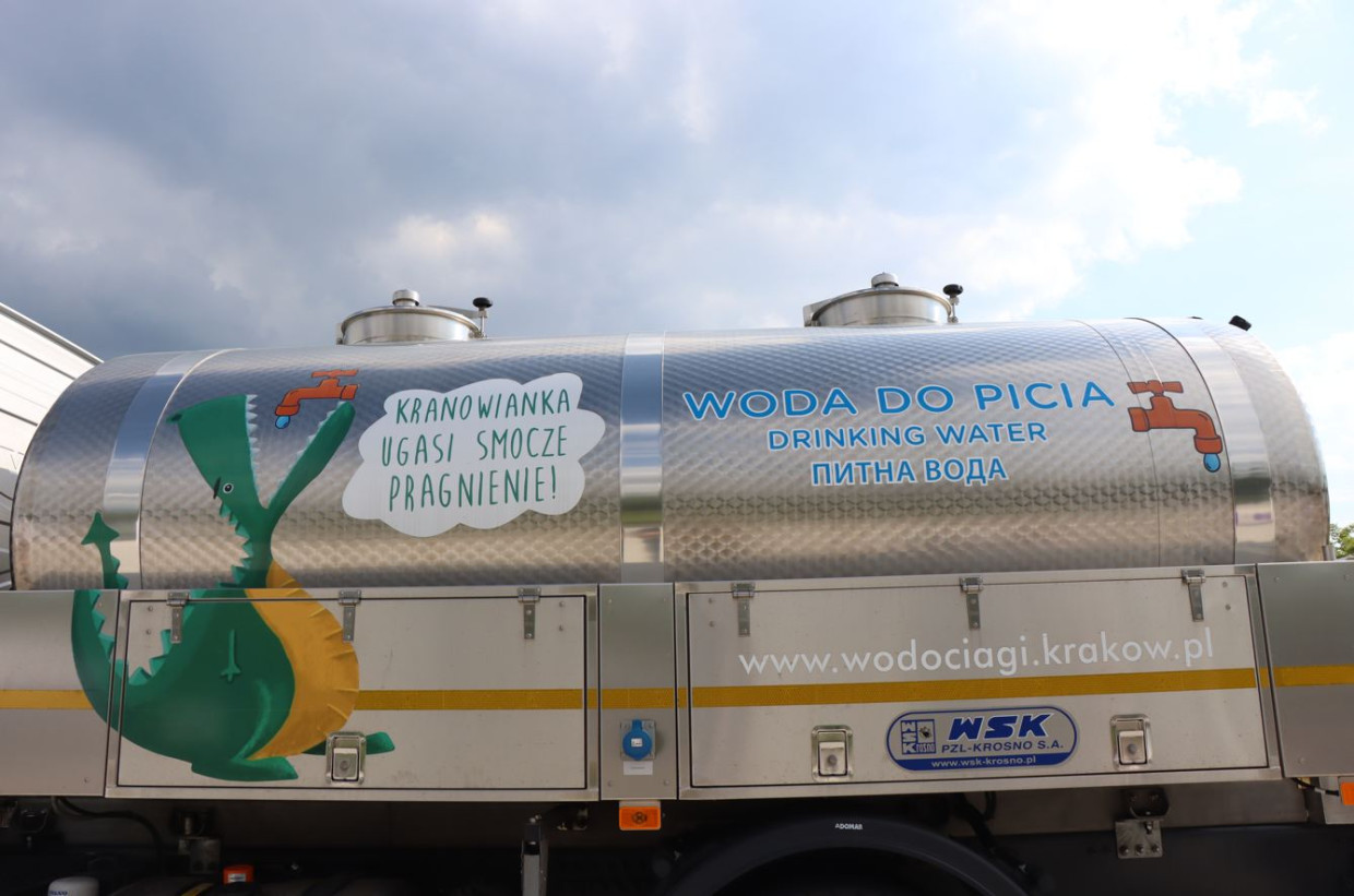 Krakowskie wodociągi ustawią beczkowozy w mieście. Wiadomo, gdzie się pojawią