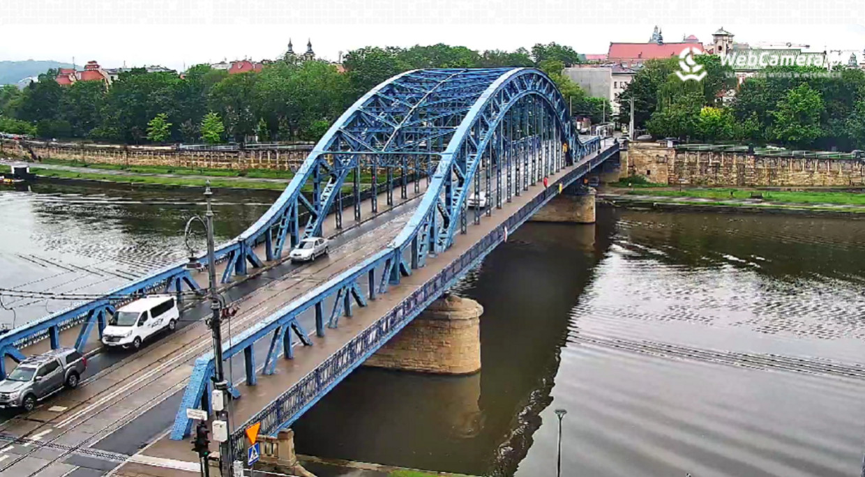 Kraków ma nową kamerę internetową. Na żywo widać Most Piłsudskiego i okolicę