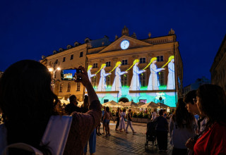 "Mapping Pałac Potockich Kraków"