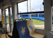 "Wnętrze tramwaju MPK w Krakowie"