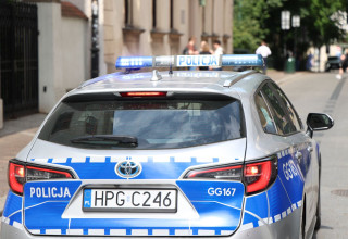 "Radiowóz policji"