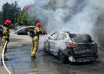 "Pożar auta w Krakowie"