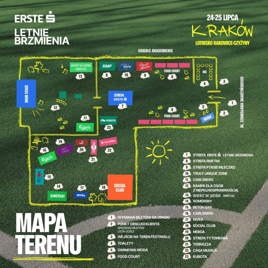 Scena już stoi. realizowane są ostatnie przygotowania do muzycznego festiwalu w Krakowie [ZDJĘCIA]