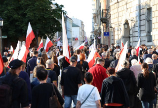 "Czarny marsz przeszedł ulicami Krakowa"