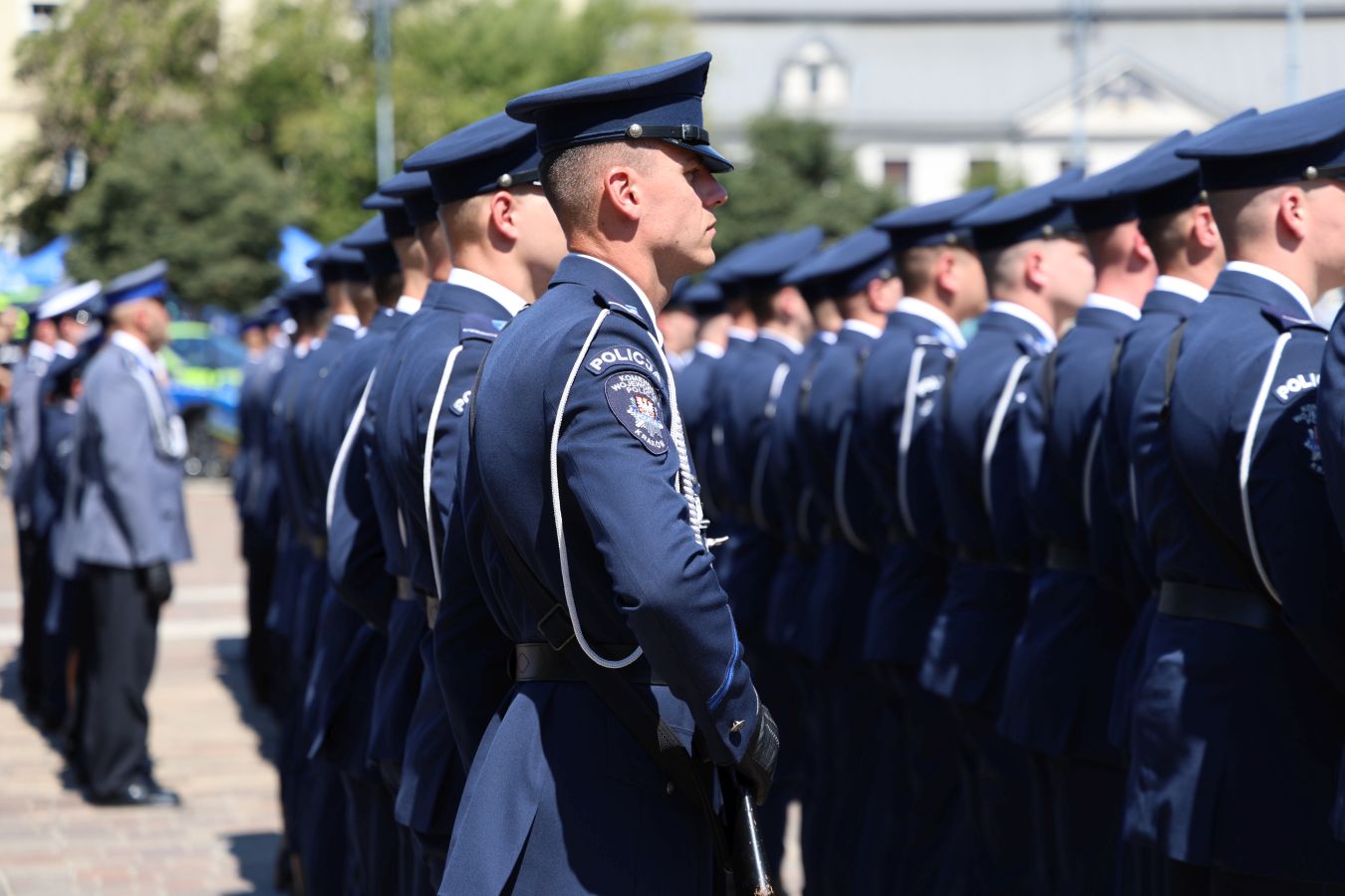 Policjanci świętowali na Rynku Podgórskim w Krakowie [ZDJĘCIA]