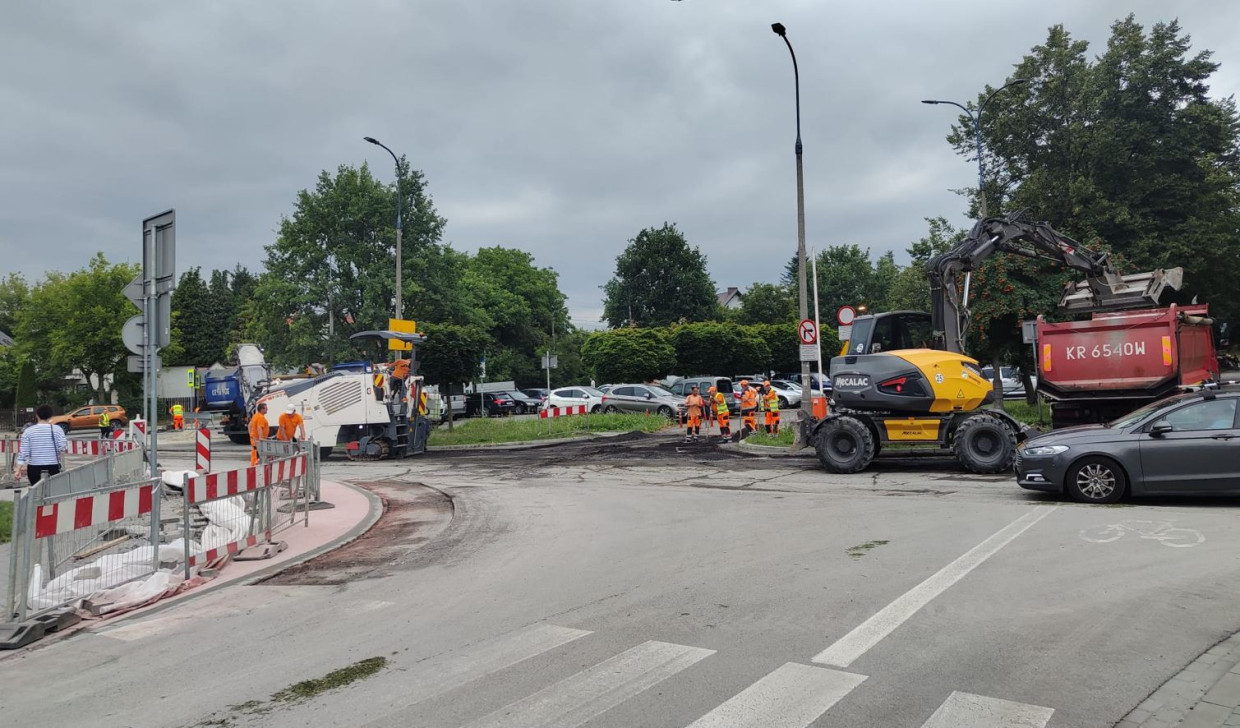 Prace na ul. Majora. Autobusy zmieniły trasy