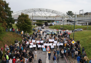 "Protest mieszkańców ulica Solna Kraków"