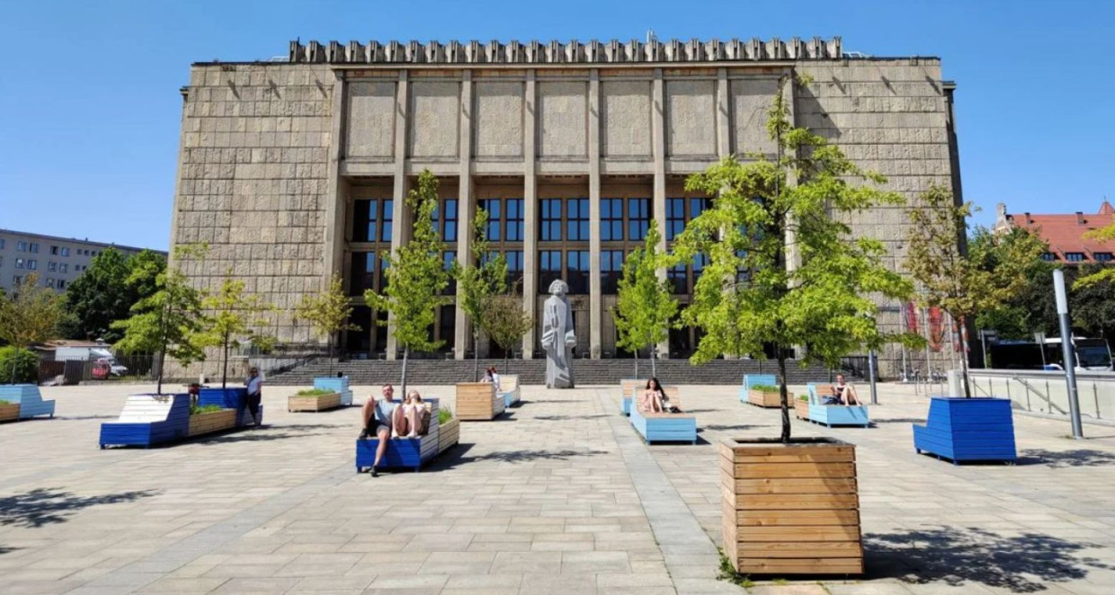Plac przed Muzeum Narodowym może całkowicie się zmienić [WIZUALIZACJE]