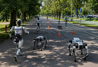 "Wyścig robotów w Krakowie"