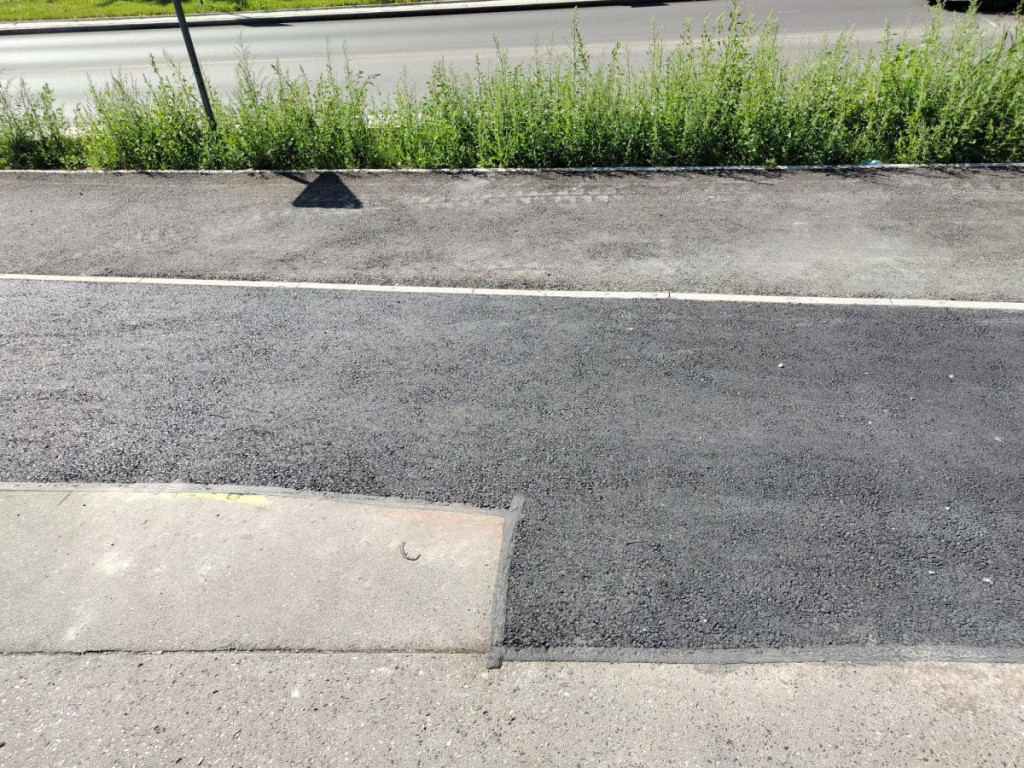 "Chodnik ul. strzelców Kraków"