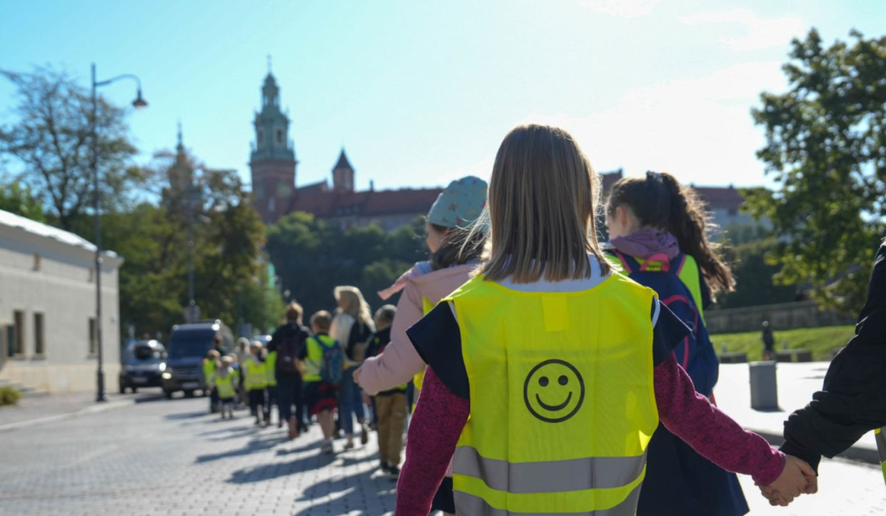 500 dzieci przejdzie przez Kraków. Policjanci organizują wyjątkowy przemarsz
