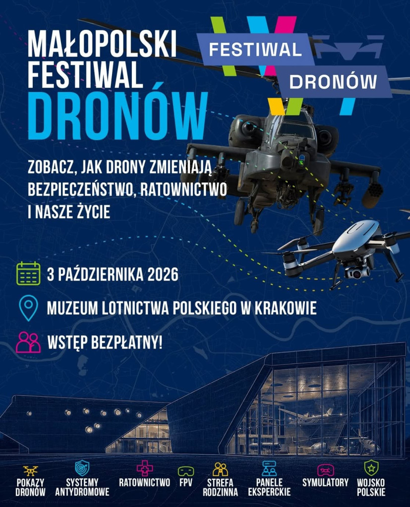 "Festiwal Dronów muzeum lotnictwa polskiego"