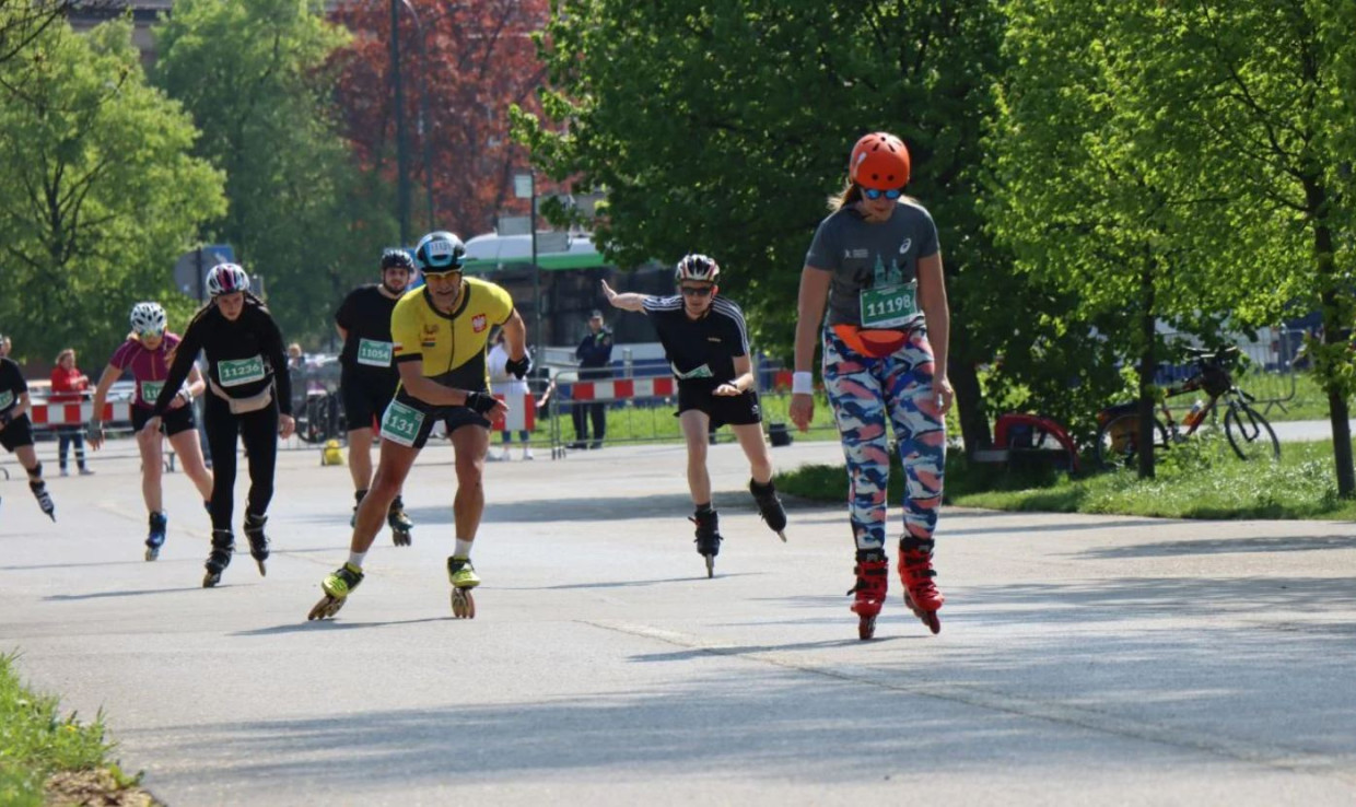To będzie wyjątkowy maraton w Krakowie. Rolkarze zmierzą się z dystansem ponad 42 km