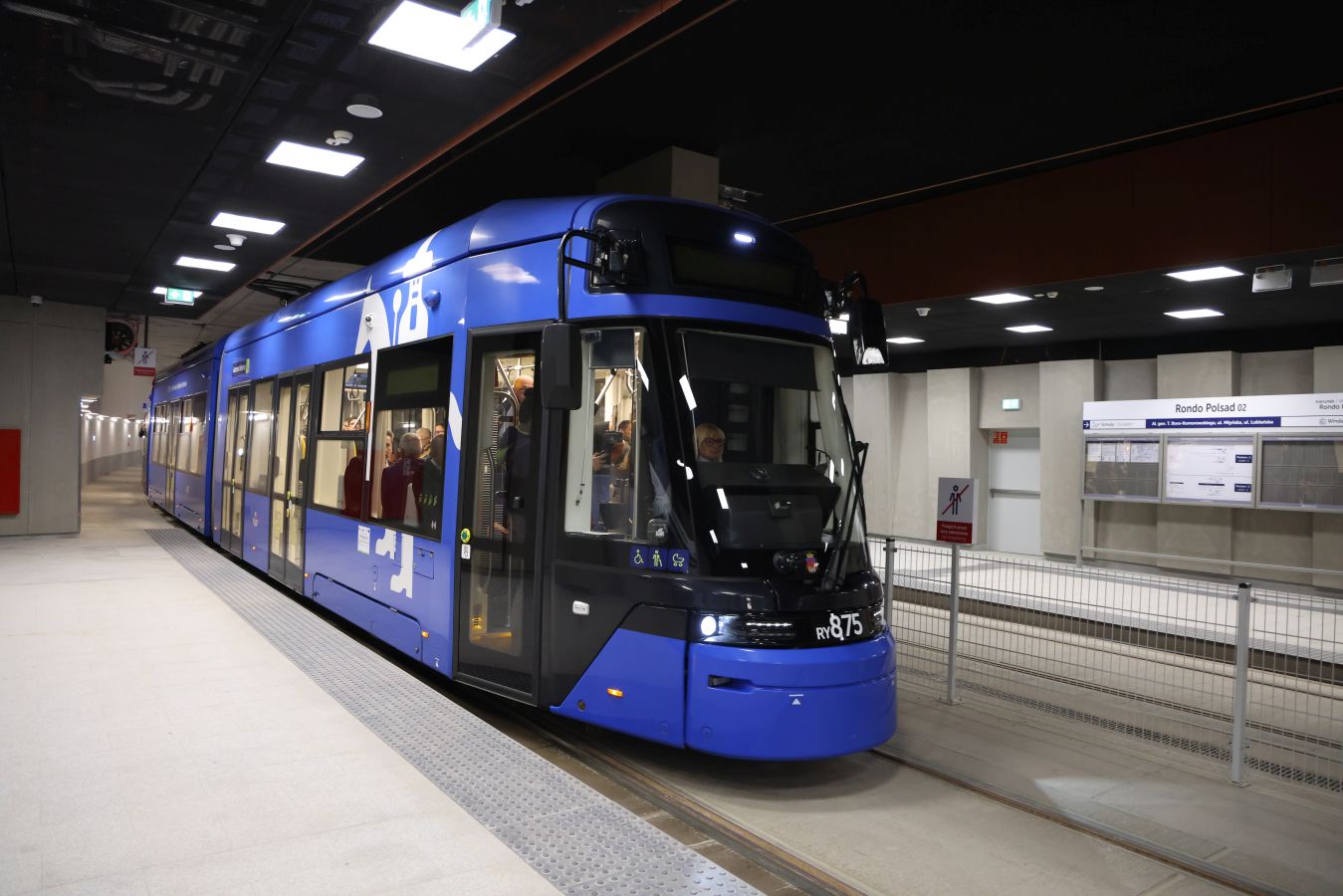 Podziemna część nowej trasy tramwajowej w Krakowie. Tak wygląda [ZDJĘCIA]
