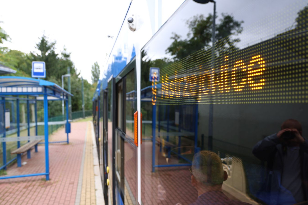 Trzy linie tramwajowe kursują nową trasą do Mistrzejowic