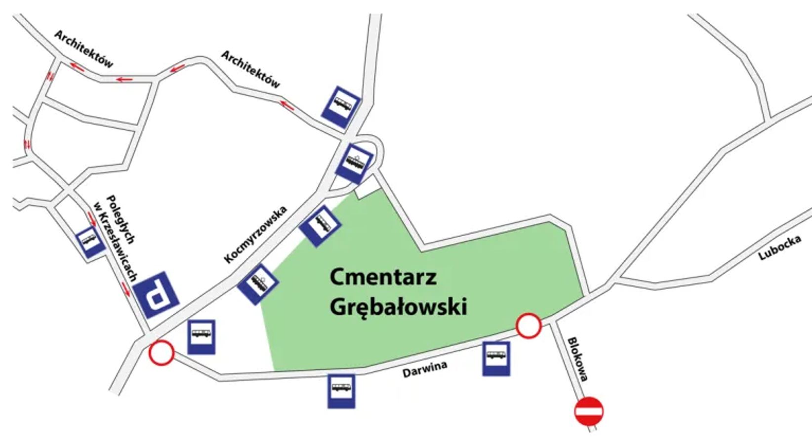 Cmentarz Grębałów. Zmiany w ruchu i ograniczenia dla kierowców