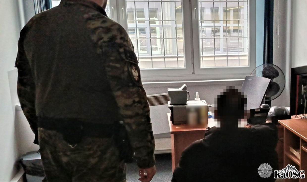 Wpadł w Krakowie podczas kontroli funkcjonariuszy Straży Granicznej